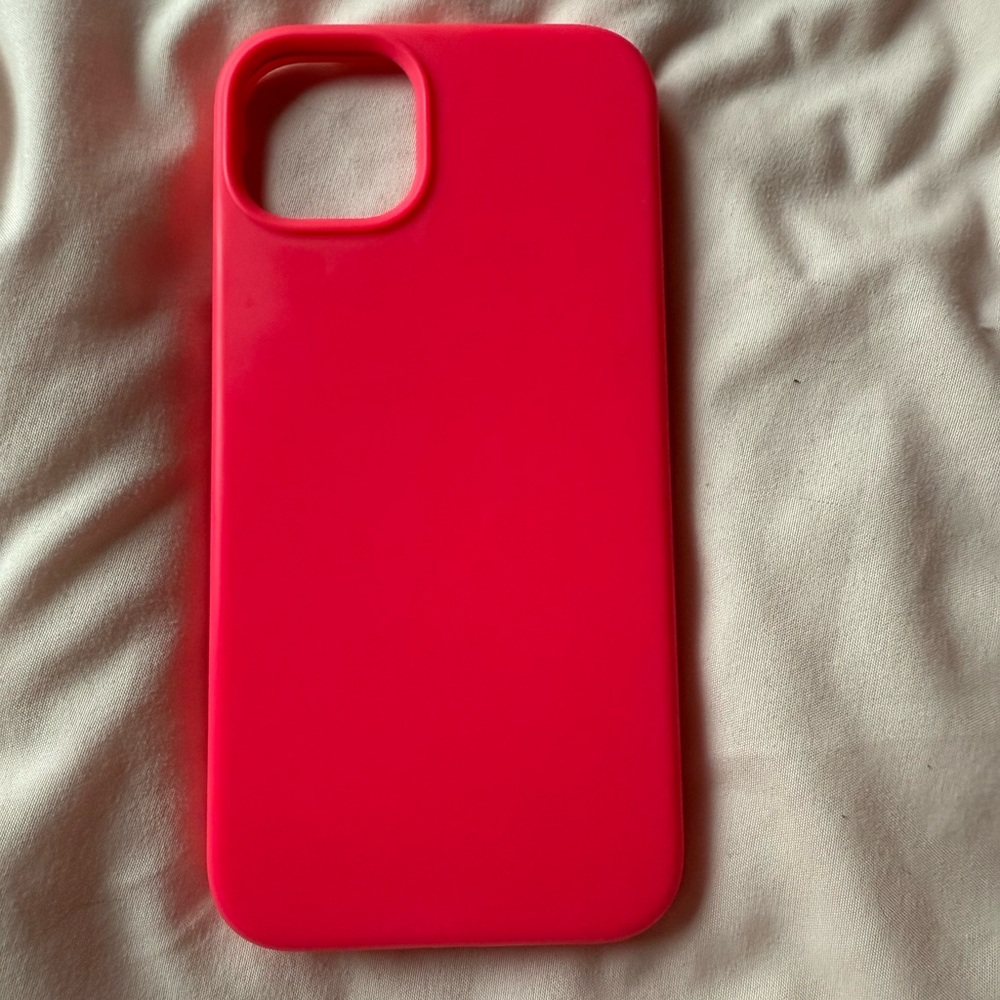 Pink Silicone Phone Case